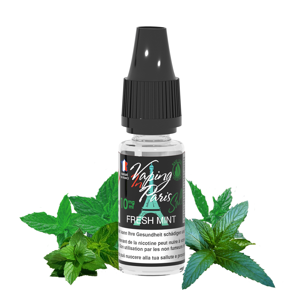 VIP Vaping in Paris – Fresh Mint Salt Nicotine E-Liquid