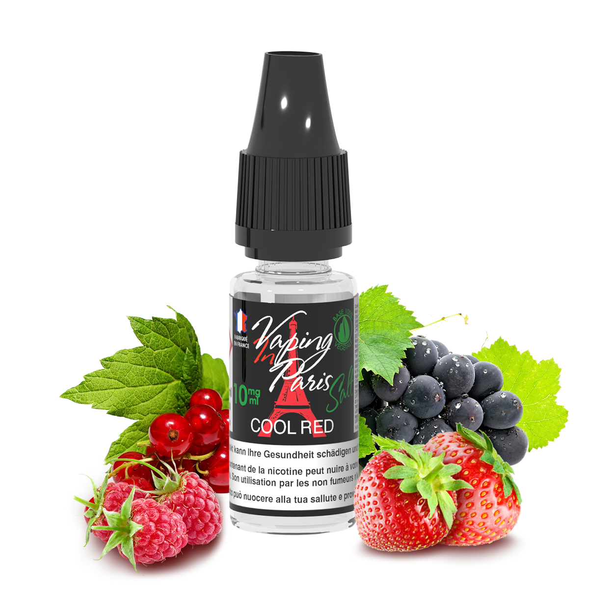 VIP Vaping in Paris – Cool Red Salt Nicotine E-Liquid