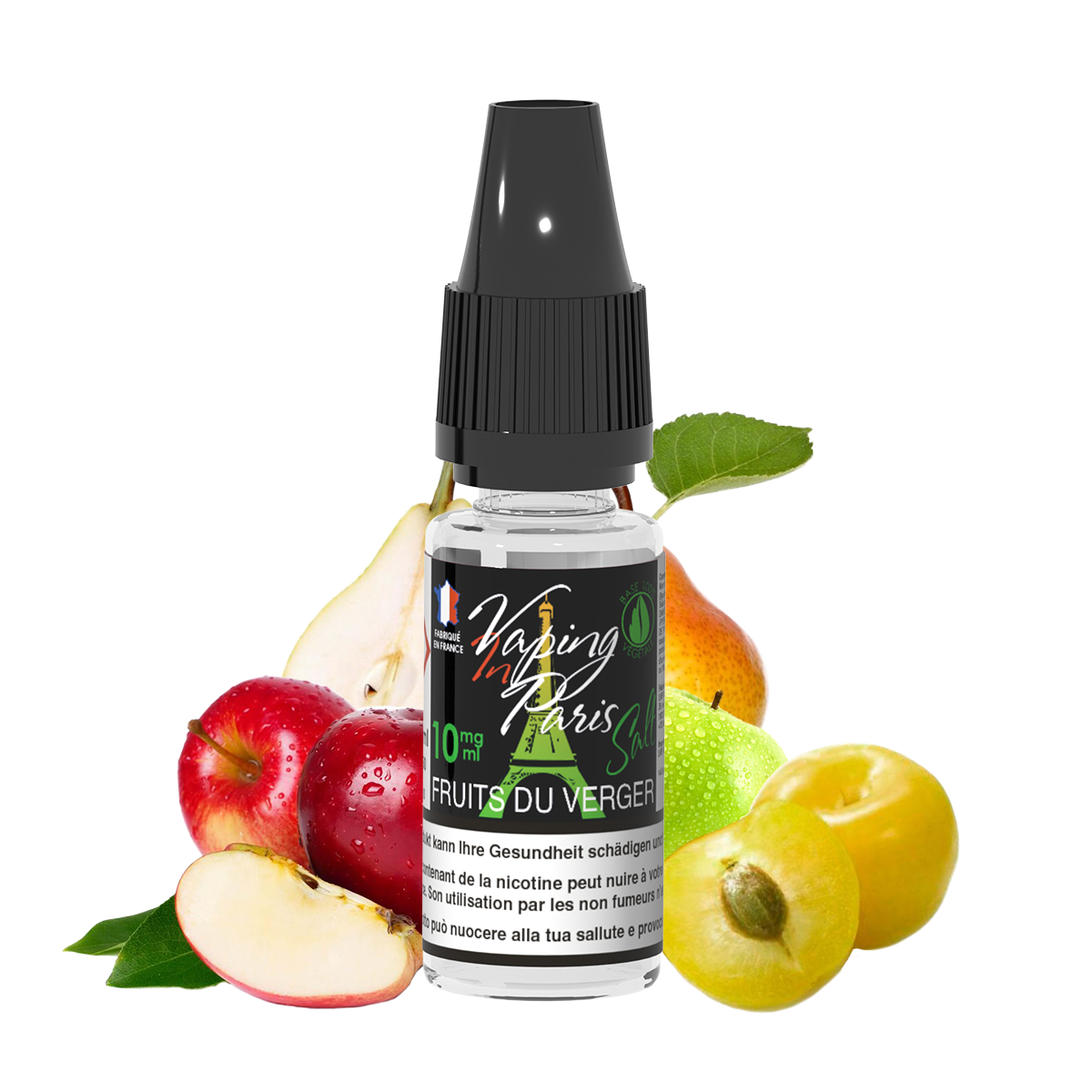 VIP Vaping in Paris – Fruits du Verger Salt Nicotine E-Liquid
