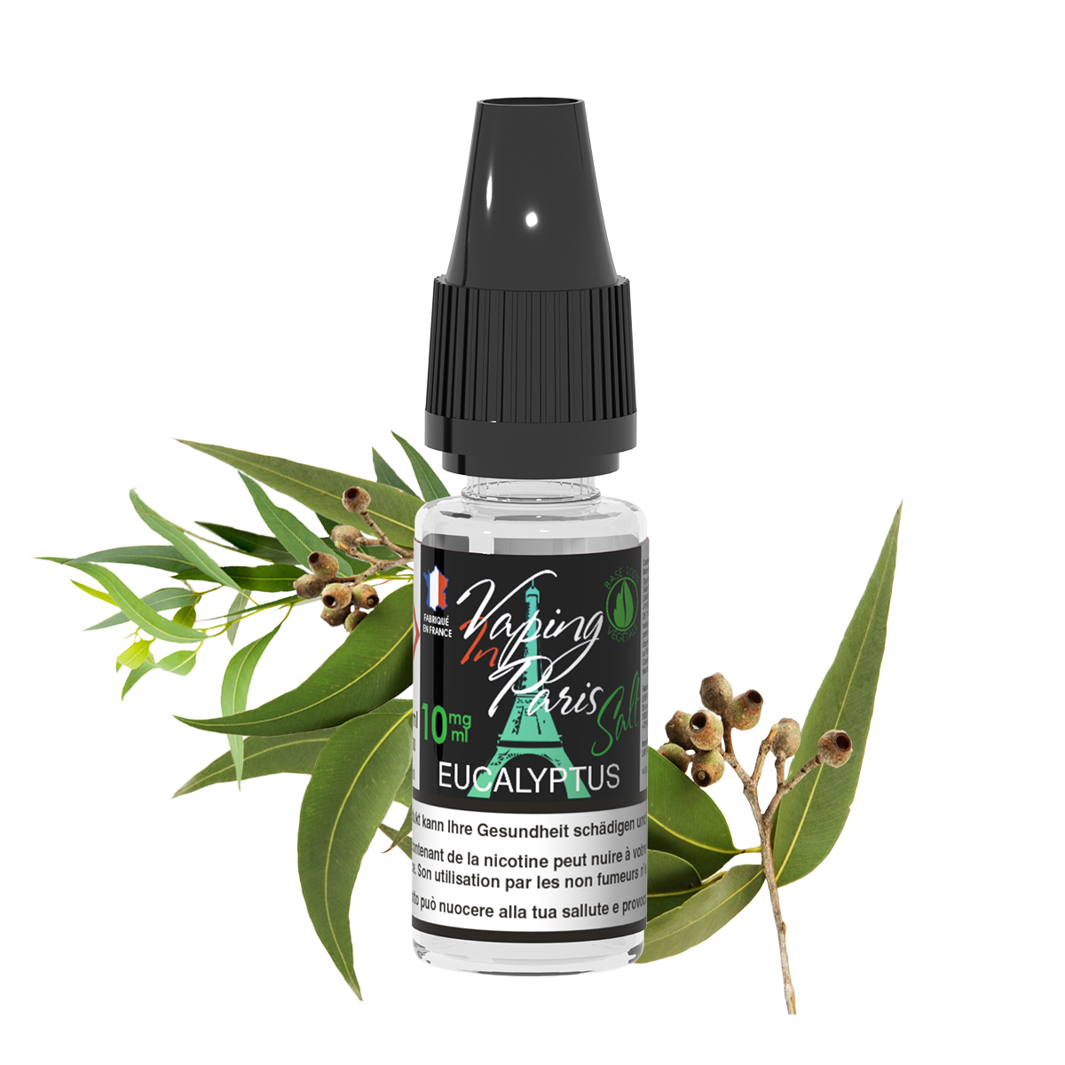 VIP Vaping in Paris – Eucalyptus Salt Nicotine E-Liquid