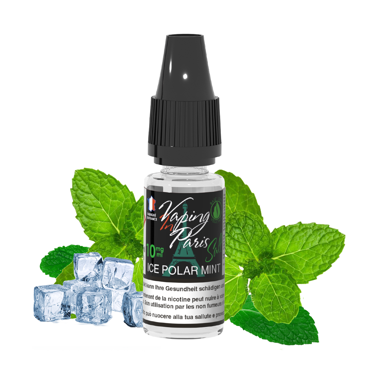 VIP Vaping in Paris – Ice Polar Mint Salt Nicotine E-Liquid