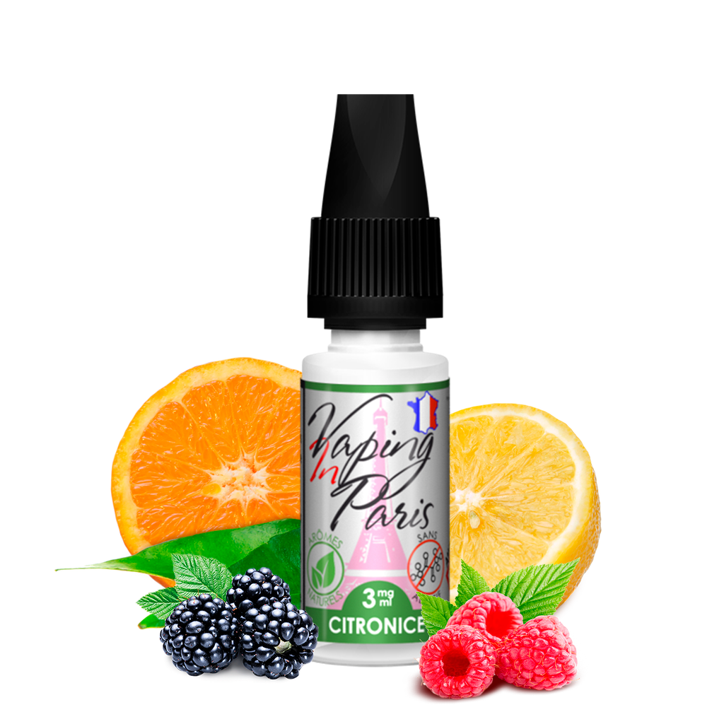 Vaping in Paris – Citronice (0mg, 3mg, 6mg, 11mg Nicotine) 10ml LV
