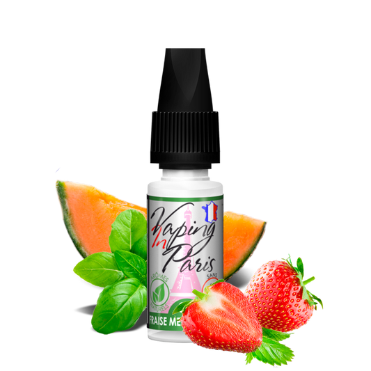 Vaping in Paris – Fraise Melon Basilic (0mg, 3mg, 6mg, 11mg Nicotine) 10ml LV