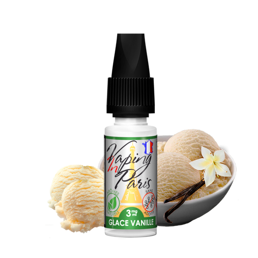 Vaping in Paris – Glace Vanille (0mg, 3mg, 6mg Nicotine) 10ml LV