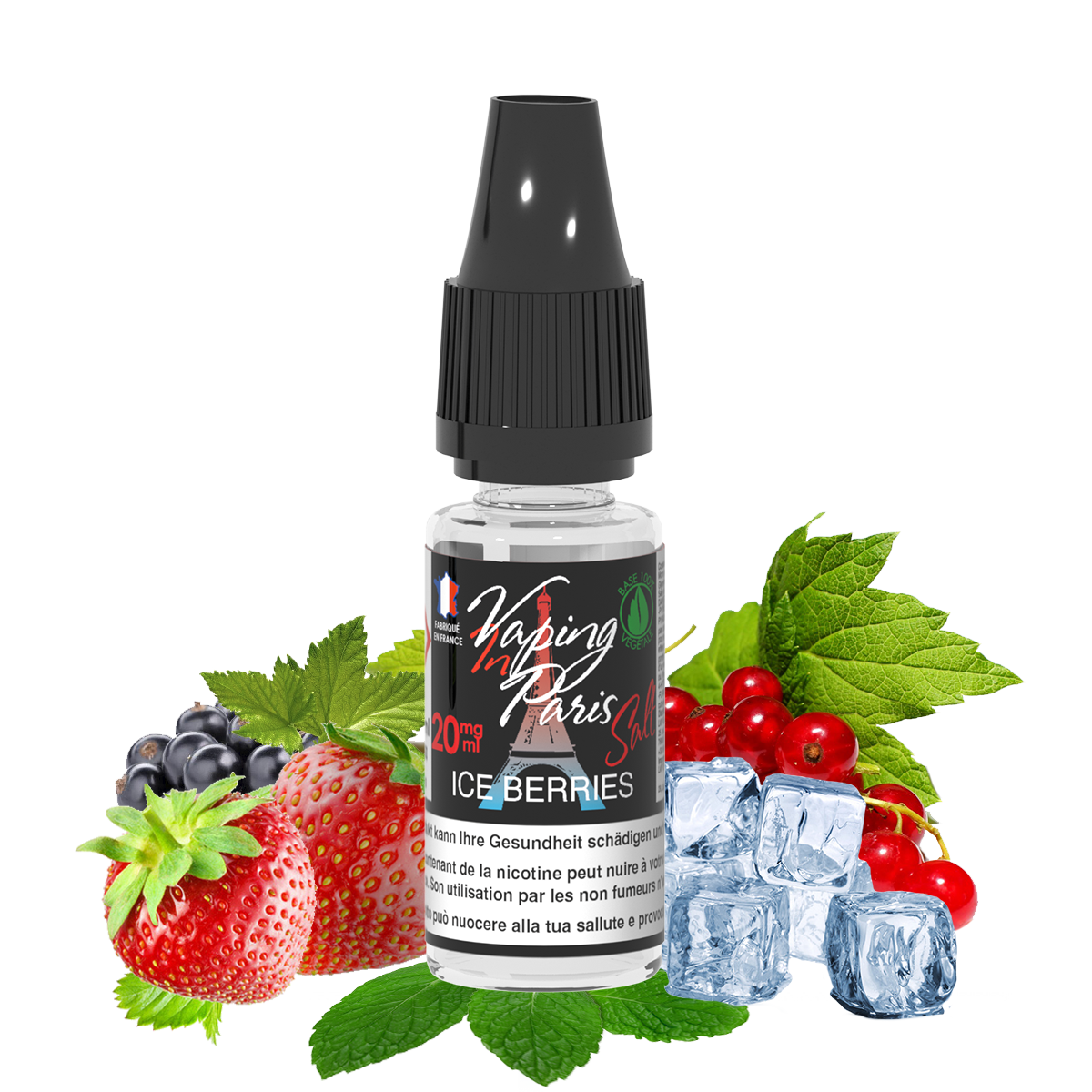 VIP Vaping in Paris – Ice Berries Salt Nicotine E-Liquid