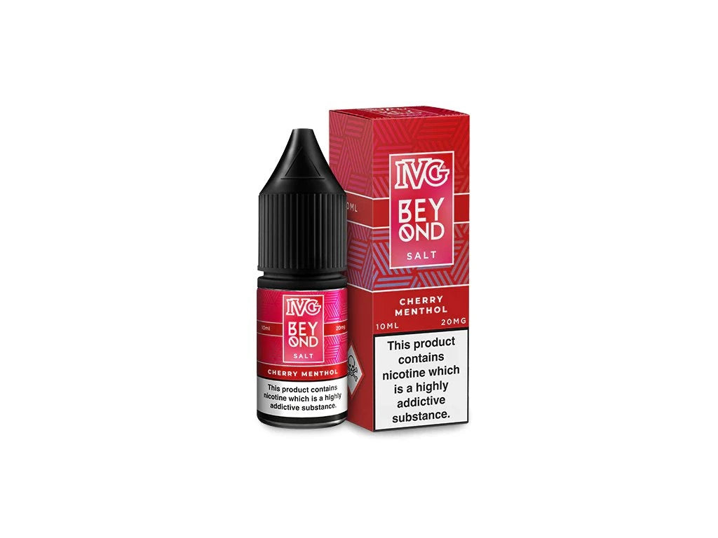 E-liquide au sel de nicotine Cherry Menthol IVG Beyond 10 ml