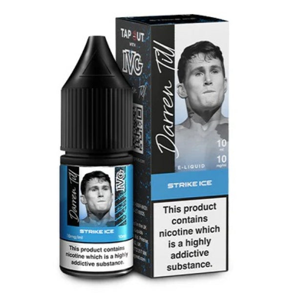 !!! Strike Ice IVG Darren Till 10 ml e-liquide au sel de nicotine !!!