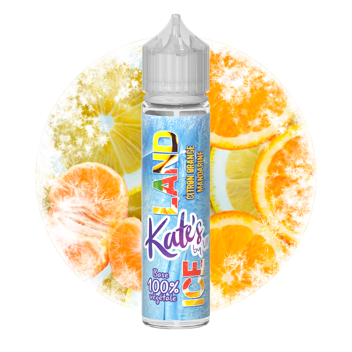 Citron Orange Mandarine Kate's Ice Land 50ml shake and vape e-liquid