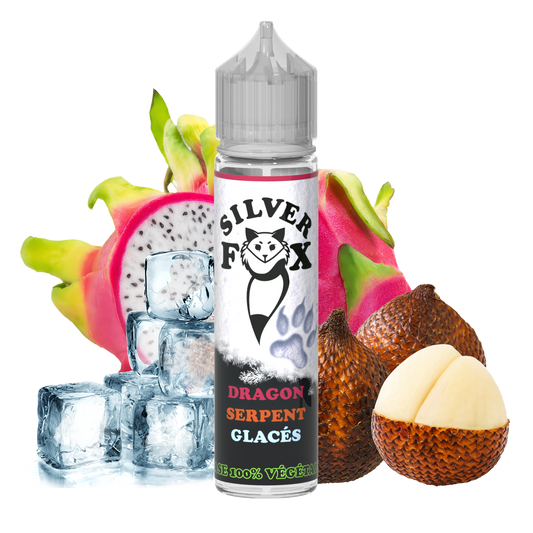 Dragon fruit, snake fruit ice Silver Fox 50ml shake and vape e-liquid