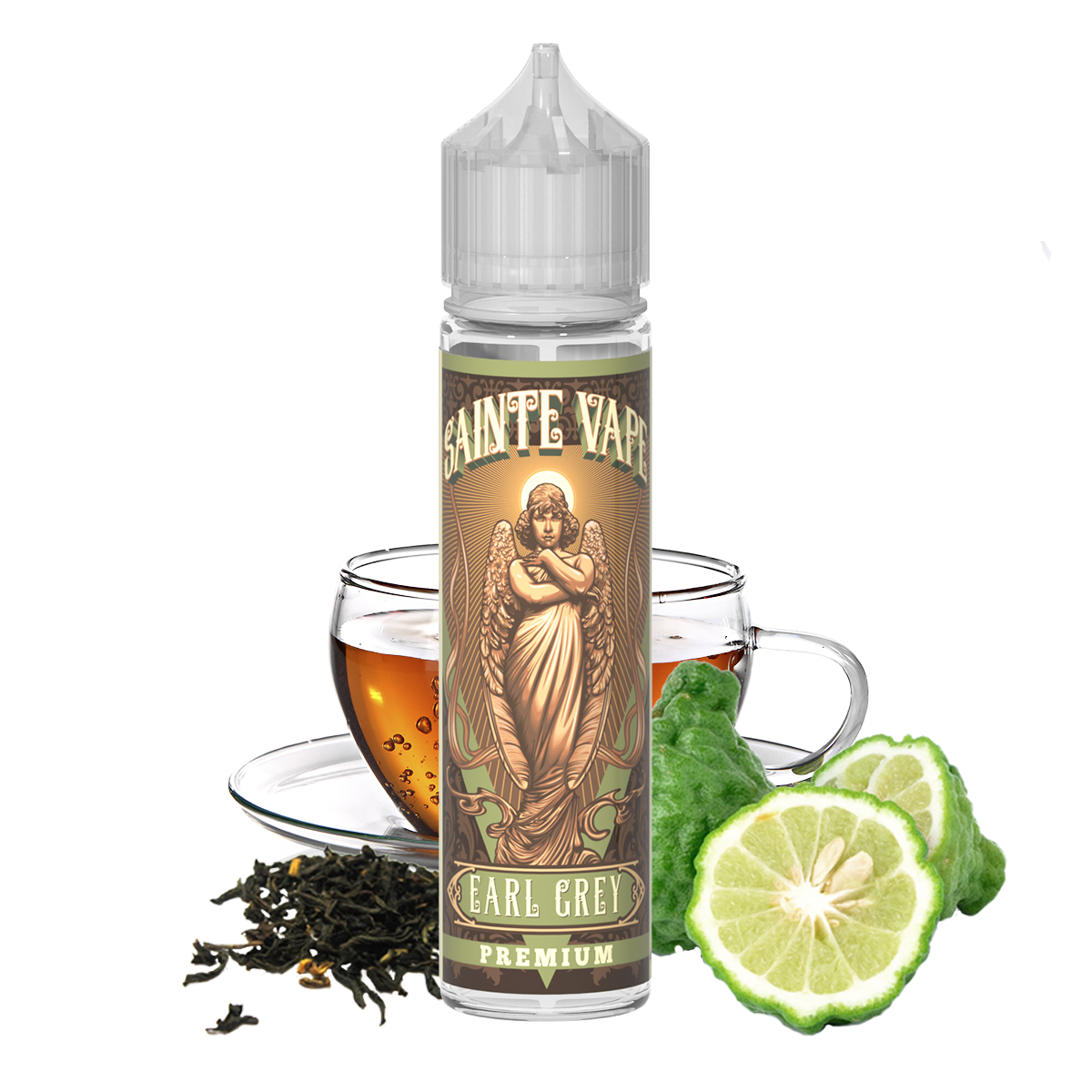 Sainte Vape Earl Grey shake and vape e-liquid