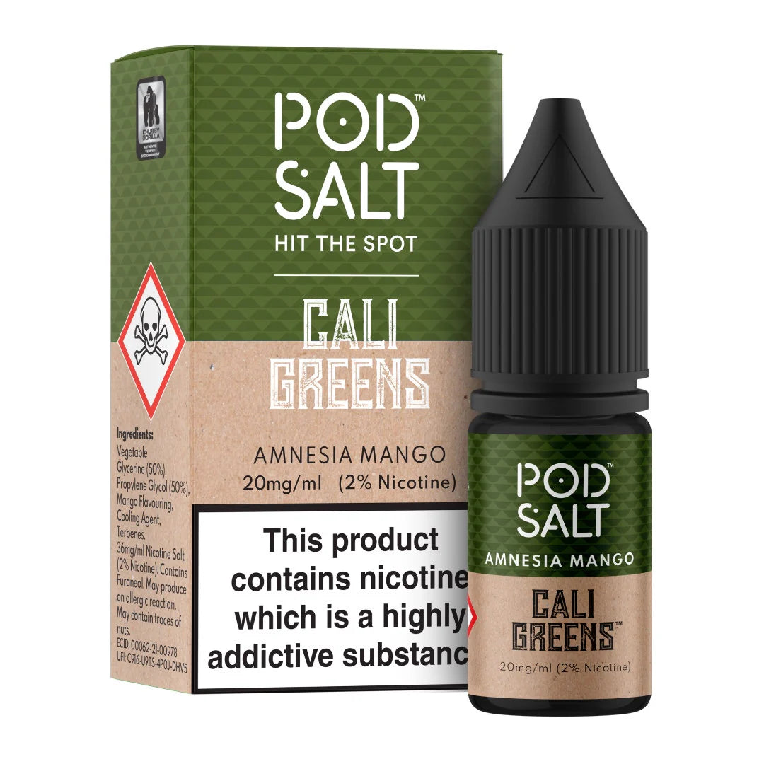 !!! Amnesia Mango Pod Salt Fusion 10 ml Nikotinsalz E-Liquid!!!