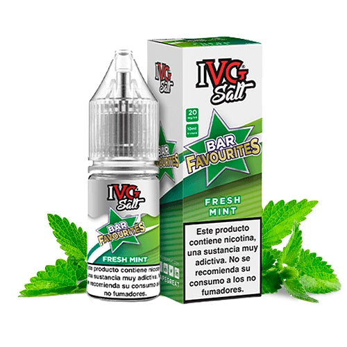 Fresh Mint Vape Juice – Nic Salt 10ml | IVG Bar Favourites