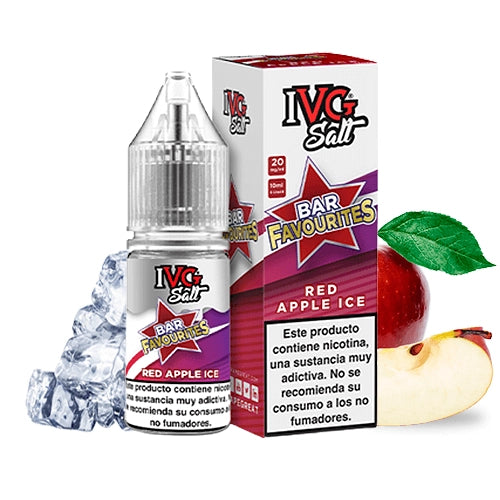 Red Apple Ice Nic Salt E‑Liquid 10ml – IVG Bar Favourites