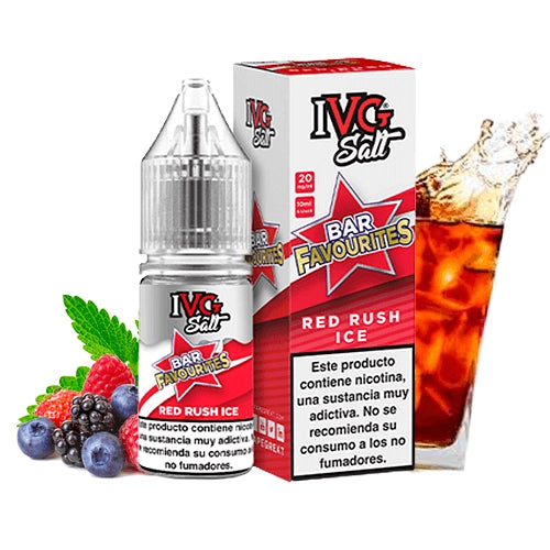 Red Rush Ice Vape Juice – Nic Salt 10ml | IVG Bar Favourites