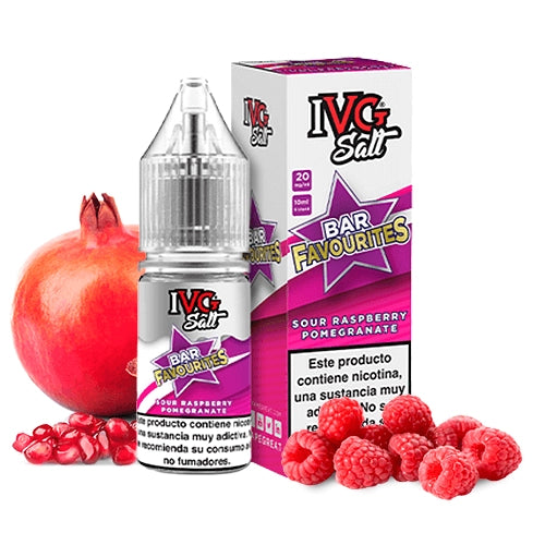 Sour Raspberry Pomegranate Vape Juice – Nic Salt 10ml | IVG Bar Favourites