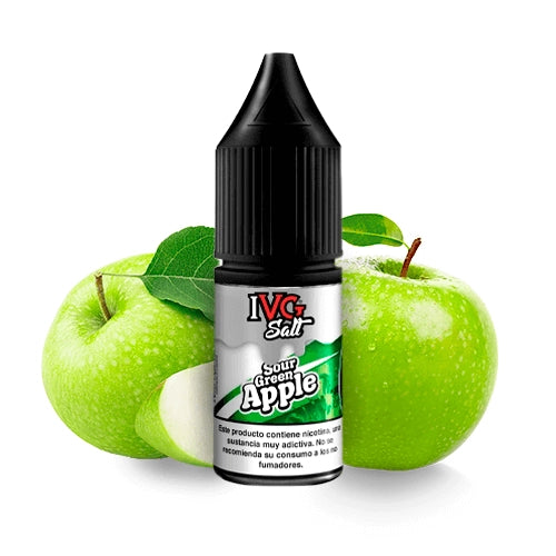 Sour Green Apple Nicotine Salt E‑Liquid 10ml IVG Nic Salts – VapeOutlet.EU