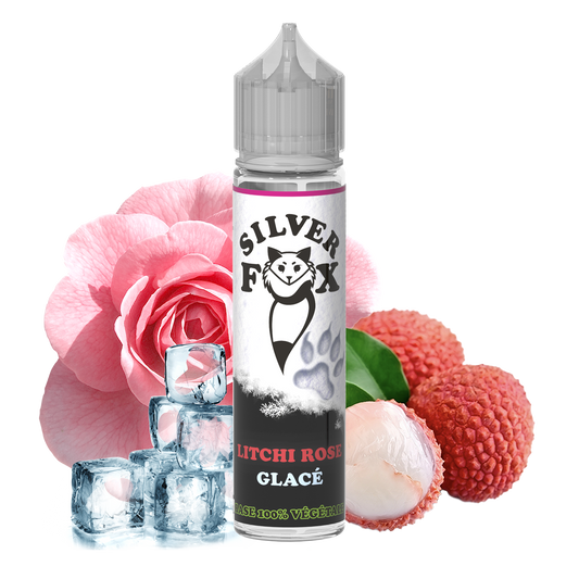 Litchi rose ice Silver Fox 50ml shake and vape e-liquid