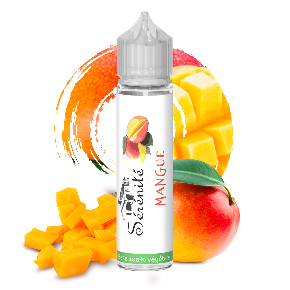 Sérénité Mangue shake and vape e-liquid