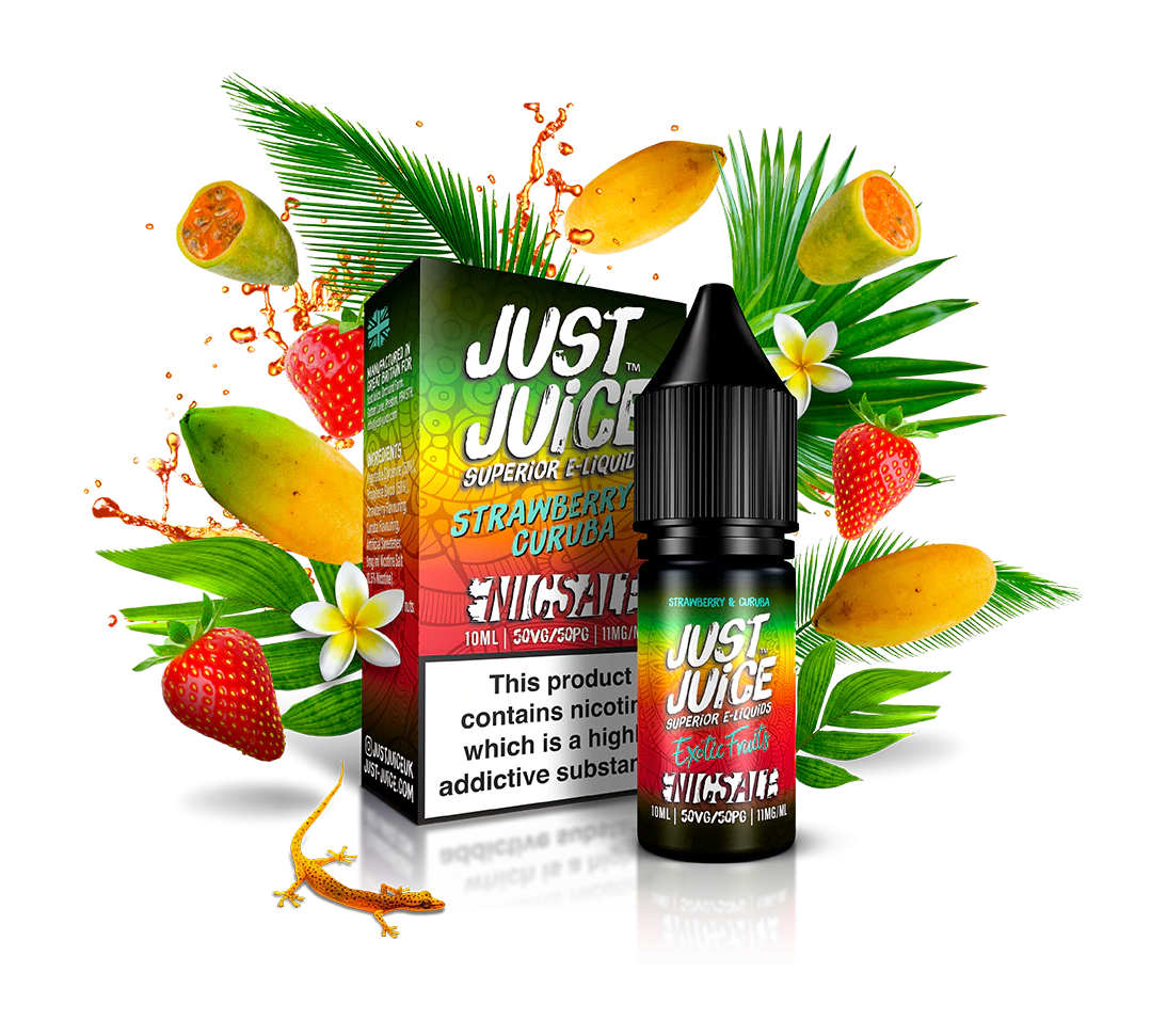 Strawberry & Curuba Just Juice 10ml nicotine salt e-liquid