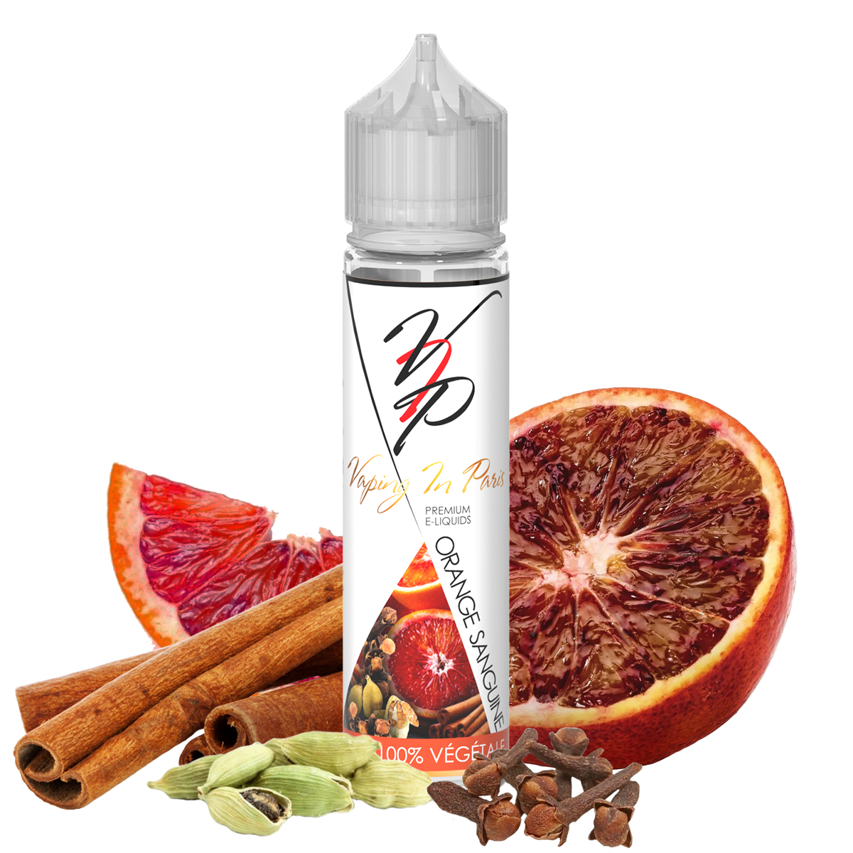 Vaping In Paris Orange Sanguine shake and vape e-liquid