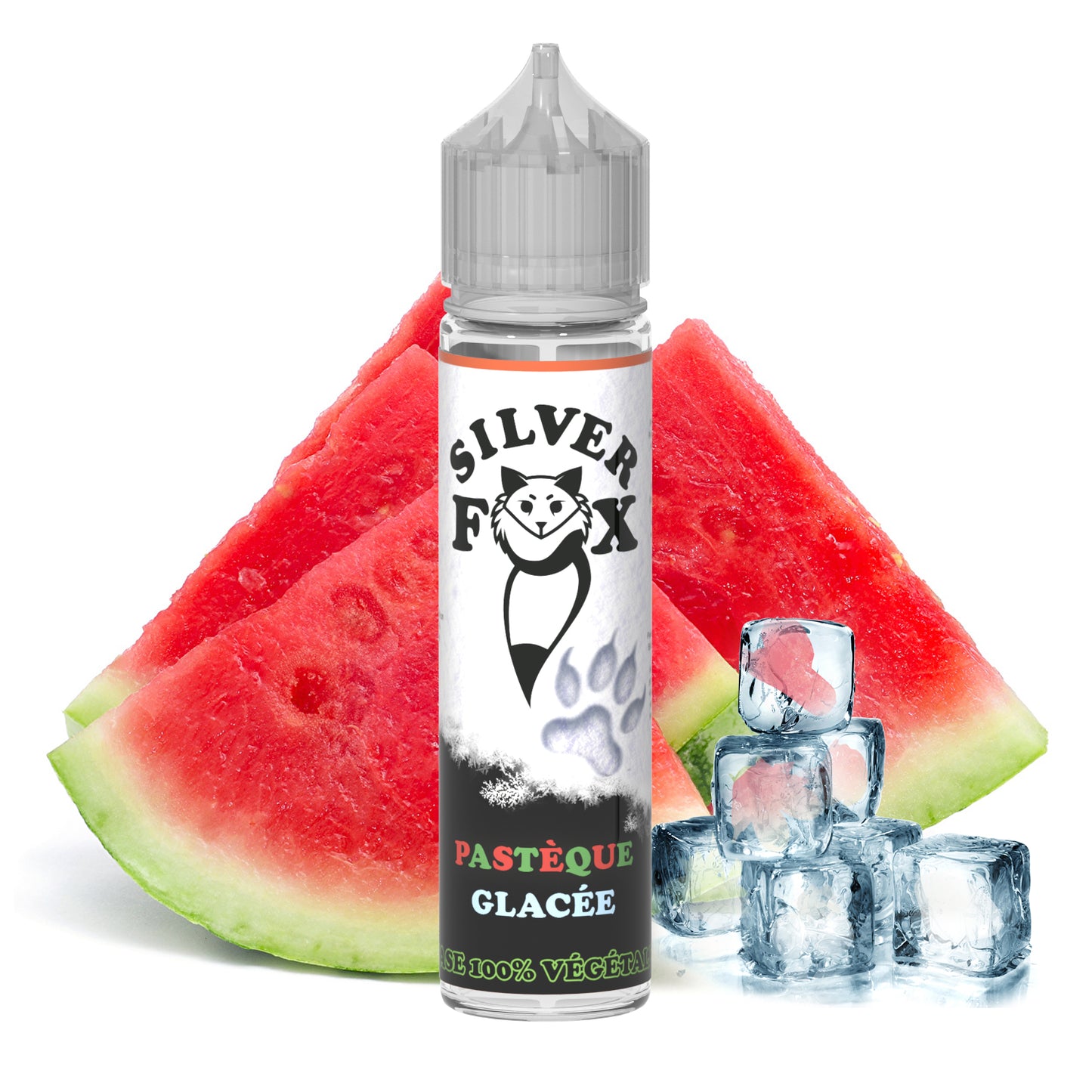Glace pastèque Silver Fox 50 ml e-liquide shake and vape