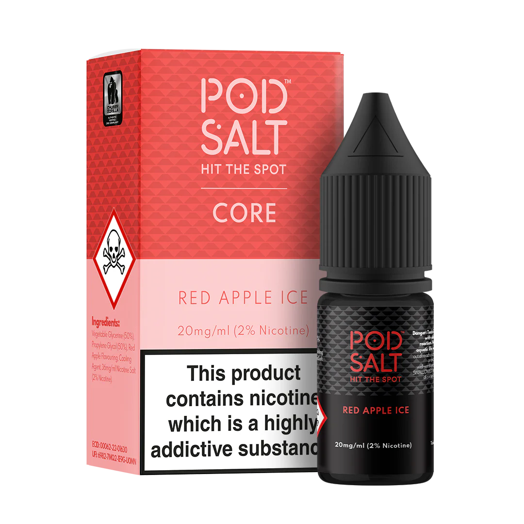 Red Apple Ice Pod Salt Core 10ml nicotine salt e-liquid