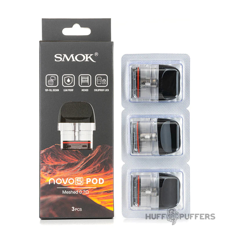 Smok Novo 5 Replacement Pods Mesh Pods for Novo 5 Kit VapeOutlet.eu VapeOutlet.EU Smok Novo 5 Replacement Pods Mesh Pods for Novo 5 Kit VapeOutlet.eu VapeOutlet.EU