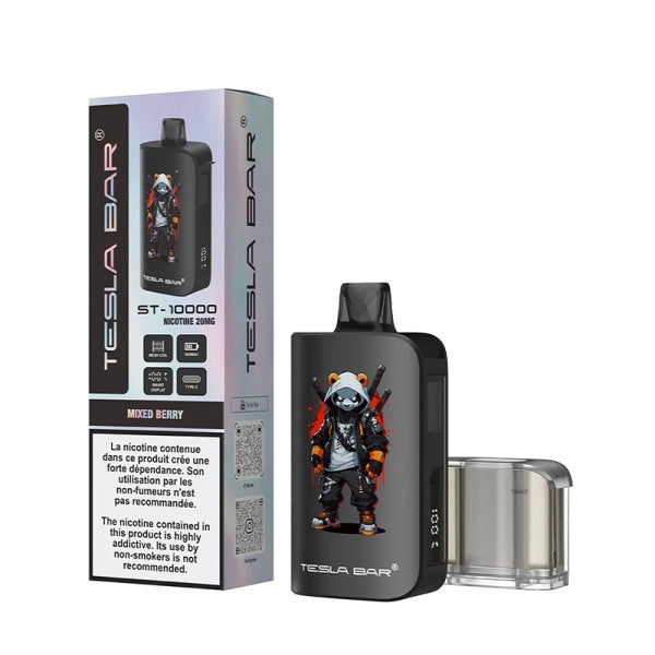 Tesla Bar by Teslacigs – Mixed Berry 10,000 Puff USB‑C Rechargeable Vape