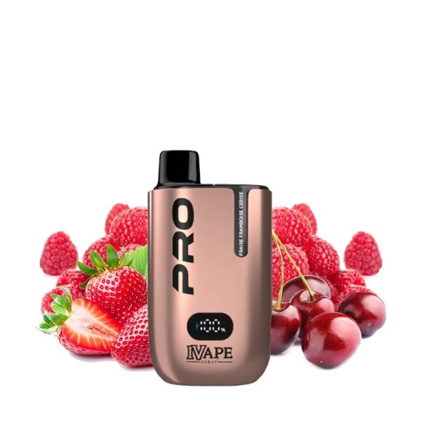 IVG PRO Strawberry Raspberry Cherry Starter Kit – 40,000 Puffs with 2×10ml Prefilled Pods