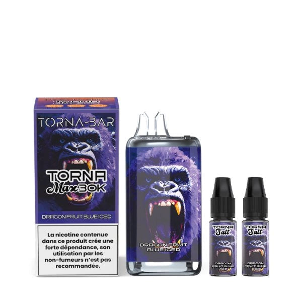 Torna Max 30K by Torna-Bar – Dragon Fruit Blue Iced 30,000 Puff Rechargeable Vape Device
