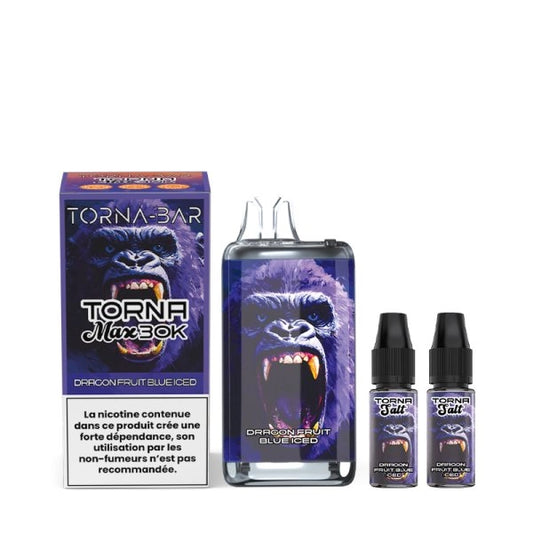 Torna Max 30K by Torna-Bar – Dragon Fruit Blue Iced 30,000 Puff Rechargeable Vape Device