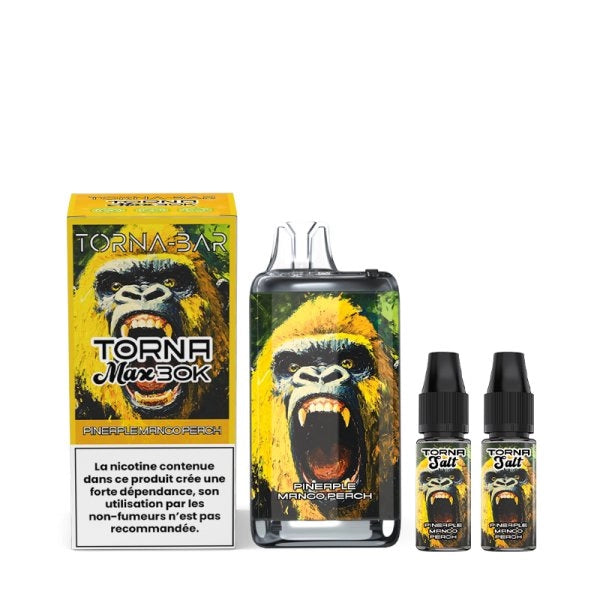 Torna Max 30K by Torna-Bar – Pineapple Mango Peach 30,000 Puff High‑Capacity Rechargeable Vape