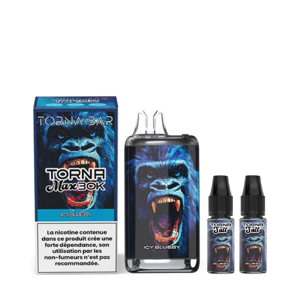 Torna Max 30K by Torna-Bar – Ice Blueby 30,000 Puff USB‑C Rechargeable Vape Kit