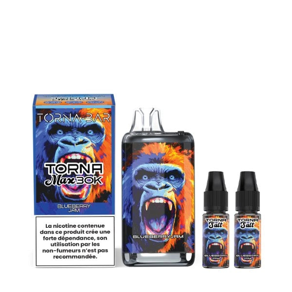Torna Max 30K by Torna-Bar – Blueberry Jam 30,000 Puff Rechargeable Vape Kit