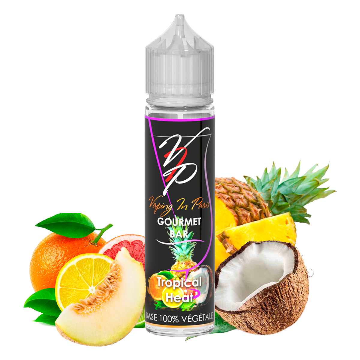 Vaping In Paris Tropical Heat shake and vape e-liquid