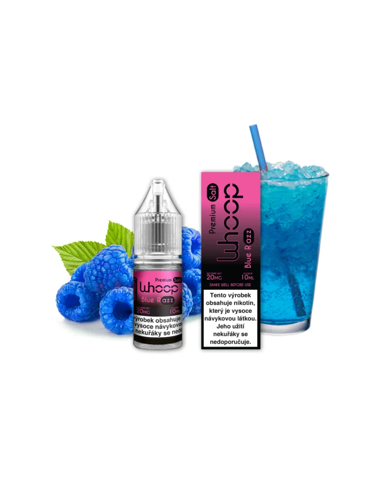 Whoop Blue Razz 20mg Nicotine Salt E‑Liquid – 10ml