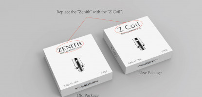 Innokin Zenith Coils are called the Z Coils now!