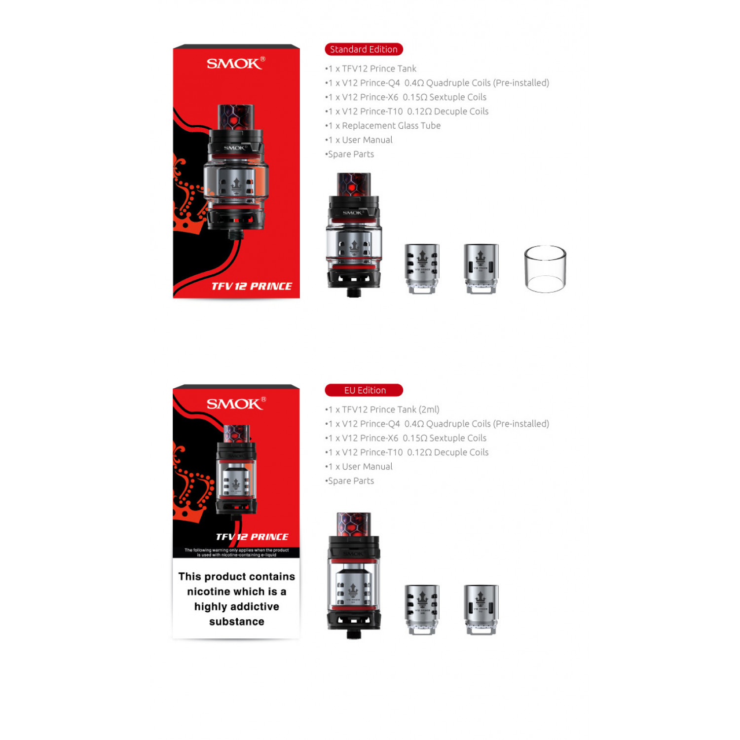 SMOK TFV12 Prince 8ml