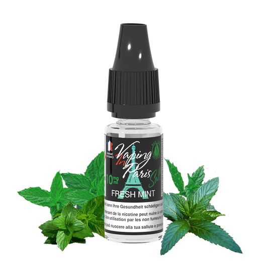 VIP Vaping in Paris – Fresh Mint Salt Nicotine E-Liquid