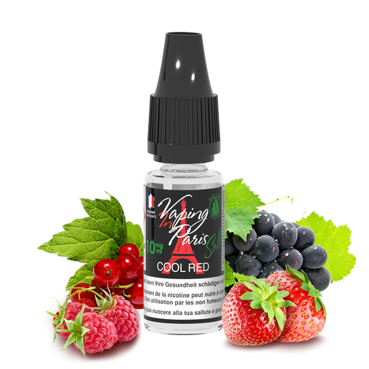 VIP Vaping in Paris – Cool Red Salt Nicotine E-Liquid
