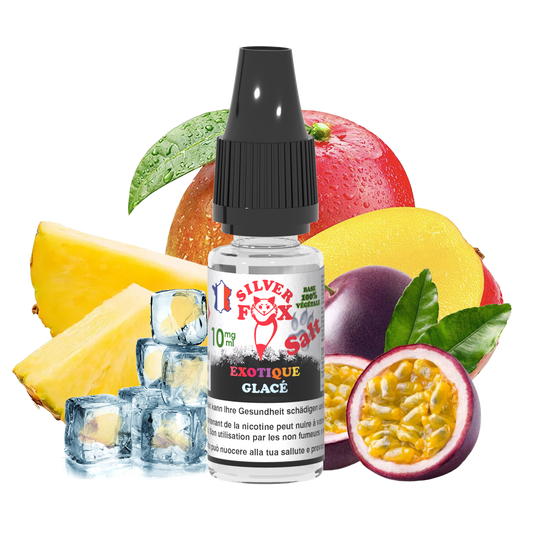 EXOTIC ICE Silver Fox 10ml nicotine salt e-liquid