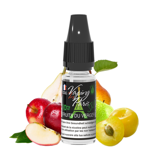 VIP Vaping in Paris – Fruits du Verger Salt Nicotine E-Liquid