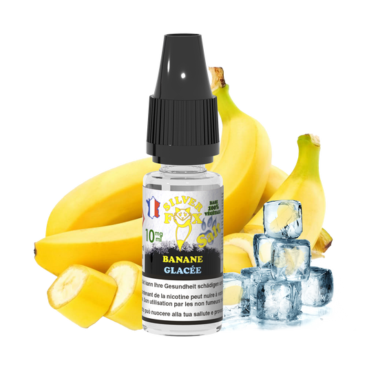 BANANA ICE Silver Fox 10ml nicotine salt e-liquid