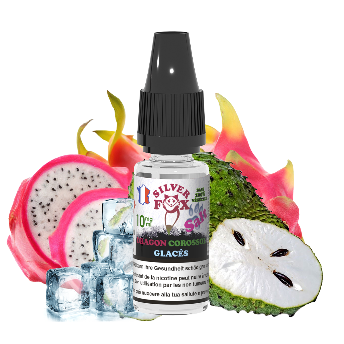 DRAGON COROSSOL ICE Silver Fox 10ml nicotine salt e-liquid