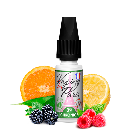 Vaping in Paris – Citronice (0mg, 3mg, 6mg, 11mg Nicotine) 10ml LV