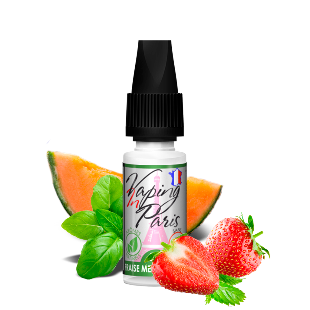 Vaping in Paris – Fraise Melon Basilic (0mg, 3mg, 6mg, 11mg Nicotine) 10ml LV