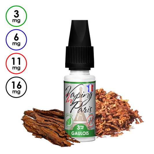 Vaping in Paris – Gaulois (6mg, 11mg Nicotine) 10ml LV