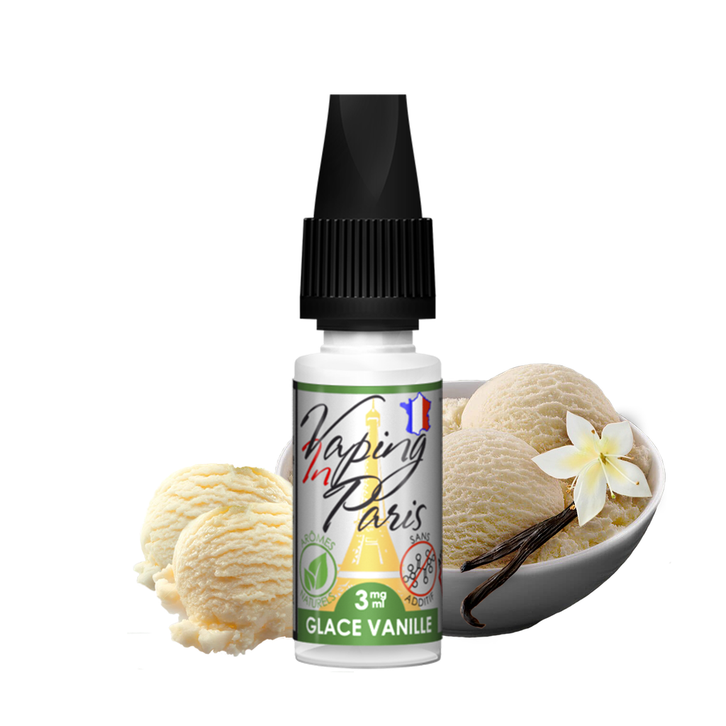 Vaping in Paris – Glace Vanille (0mg, 3mg, 6mg Nicotine) 10ml LV