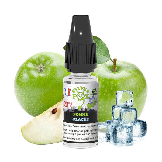 ICY APPLE Silver Fox 10ml nicotine salt e-liquid