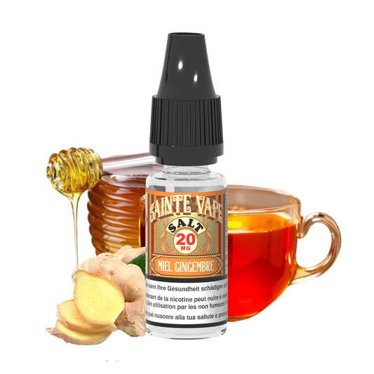 Sainte Vape Thé Miel Gingembre Salt Nicotine E-Liquid